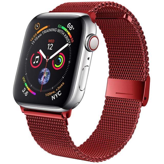 Milanese Strap For Apple Watch Red / For 38MM or 40MM or 41MM - Simply Eccentric