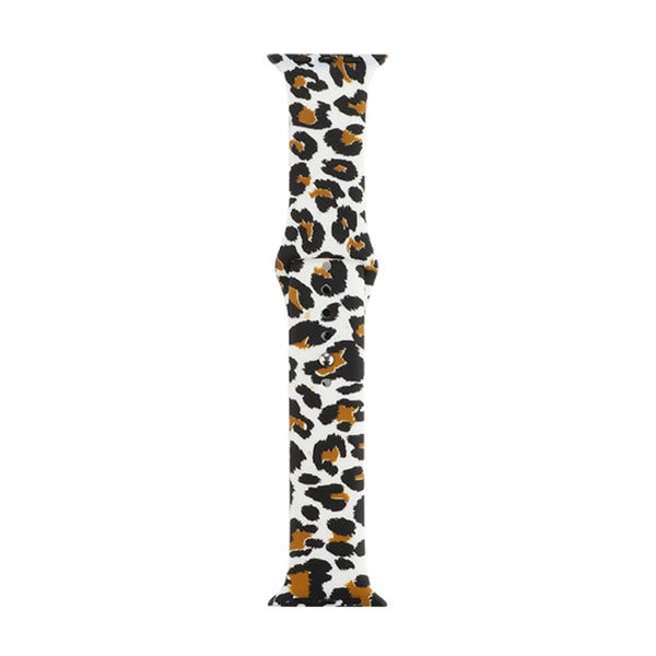 Silicone Animal Print Strap for Apple Watch Leopard / For 38MM or 40MM or 41MM - Simply Eccentric