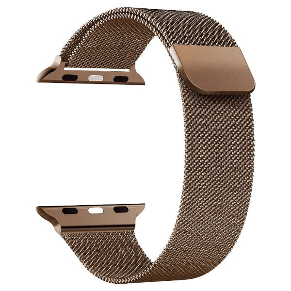 Magnetic Clasp Milanese Strap for Apple Watch Brown / For 38MM or 40MM or 41MM - Simply Eccentric