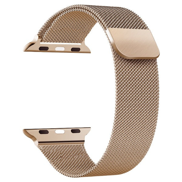 Magnetic Clasp Milanese Strap for Apple Watch Champagne / For 38MM or 40MM or 41MM - Simply Eccentric
