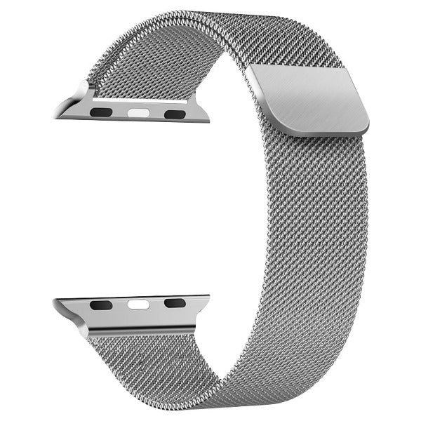 Magnetic Clasp Milanese Strap for Apple Watch Silver / For 38MM or 40MM or 41MM - Simply Eccentric