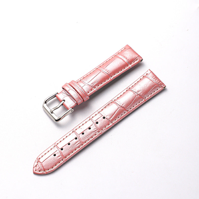 Leather Crocodile Strap for Samsung Galaxy Watch Pink / 20 - Simply Eccentric