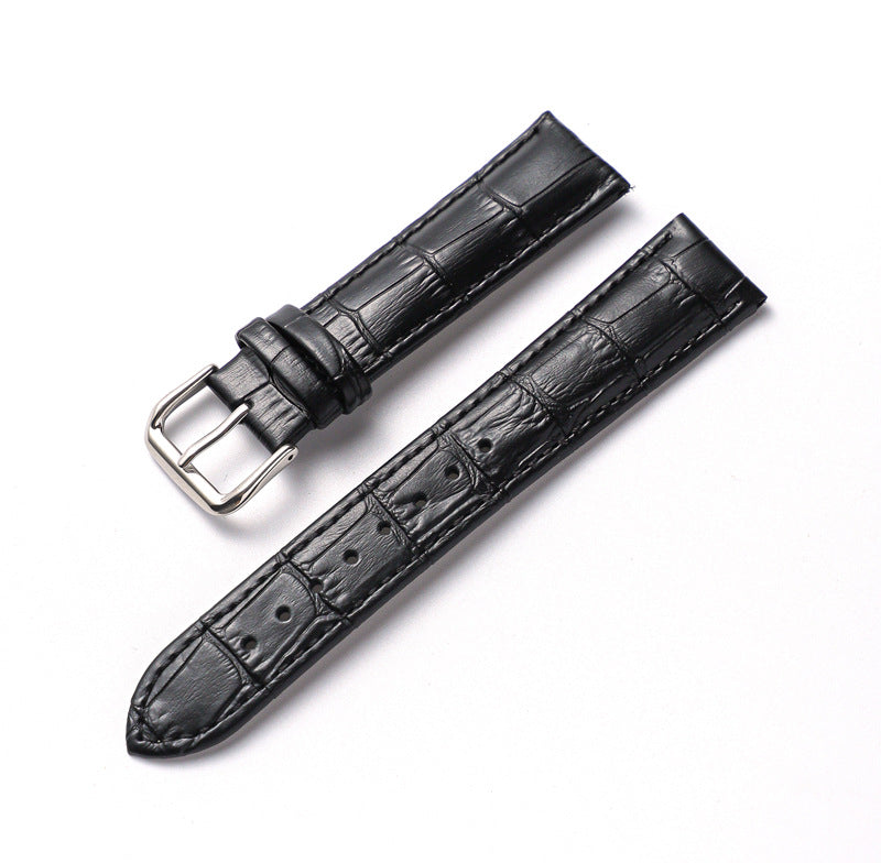 Leather Crocodile Strap for Samsung Galaxy Watch Black / 20 - Simply Eccentric