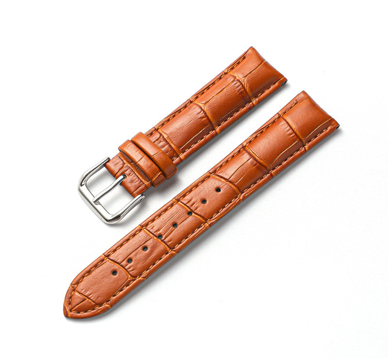 Leather Crocodile Strap for Samsung Galaxy Watch Brown / 20 - Simply Eccentric