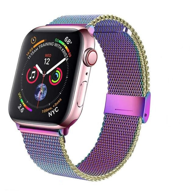 Milanese Strap For Apple Watch Rainbow / For 38MM or 40MM or 41MM - Simply Eccentric