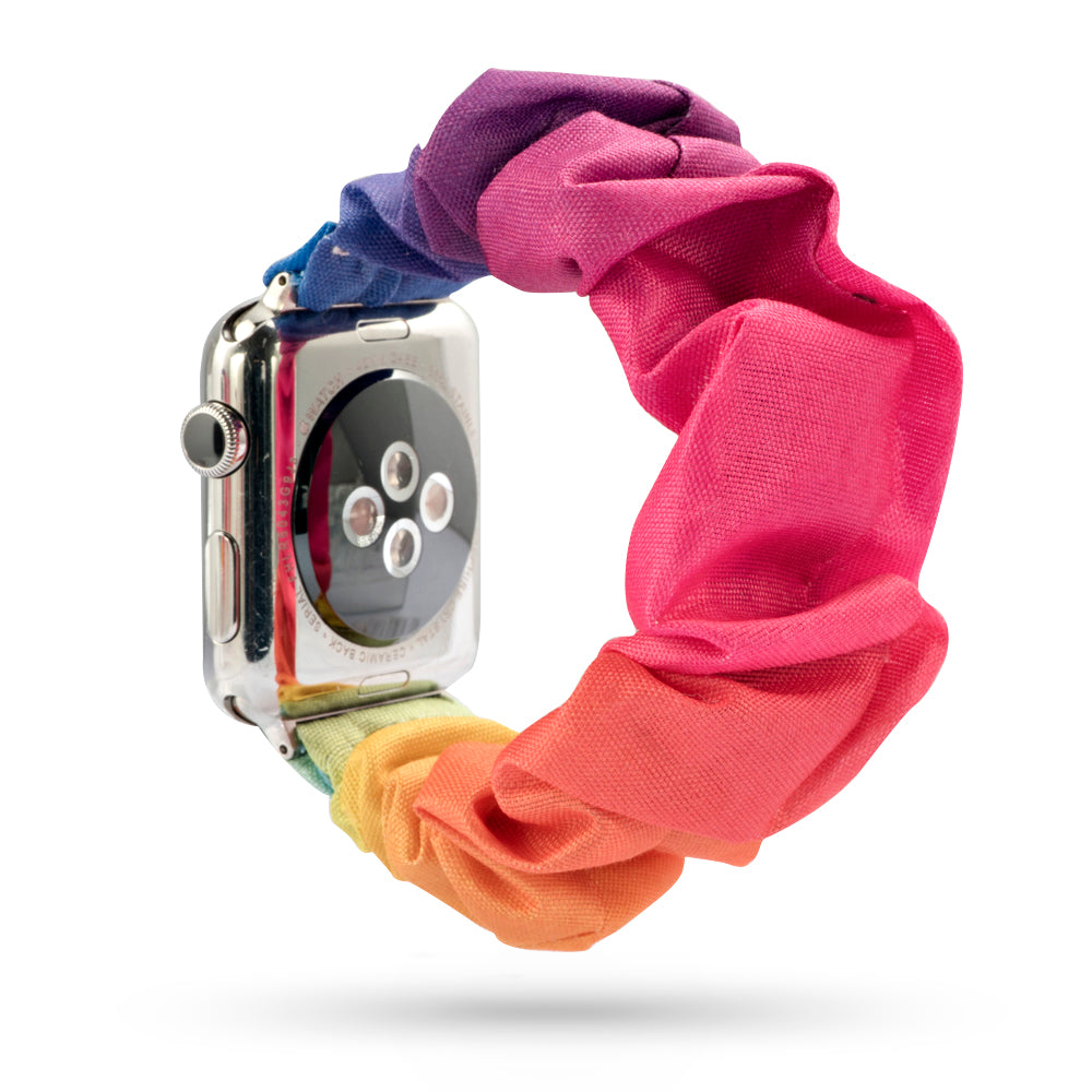 Scrunchie Strap for Apple Watch Rainbow / For 38MM or 40MM or 41MM - Simply Eccentric