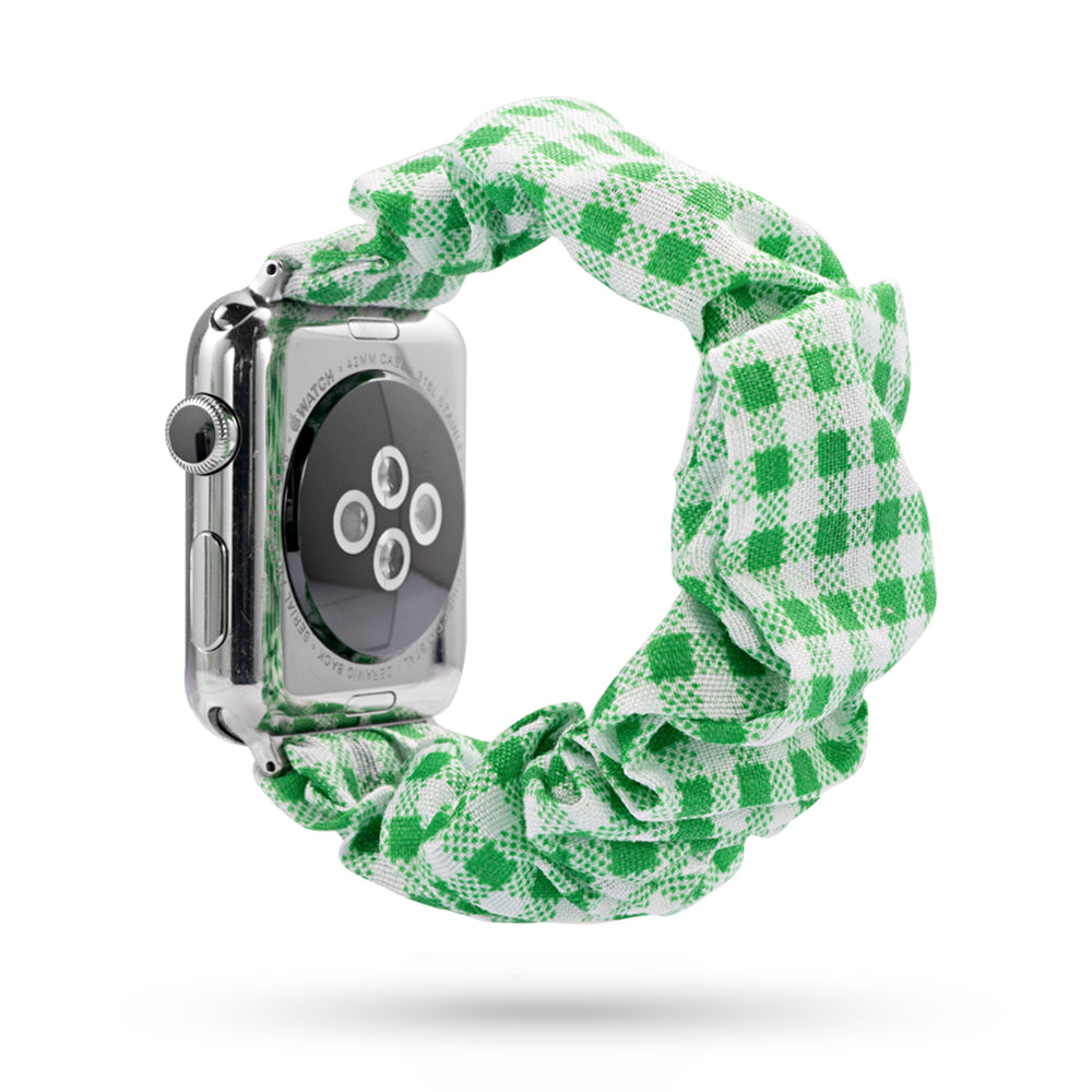 Scrunchie Strap for Apple Watch Picnic Green / For 38MM or 40MM or 41MM - Simply Eccentric