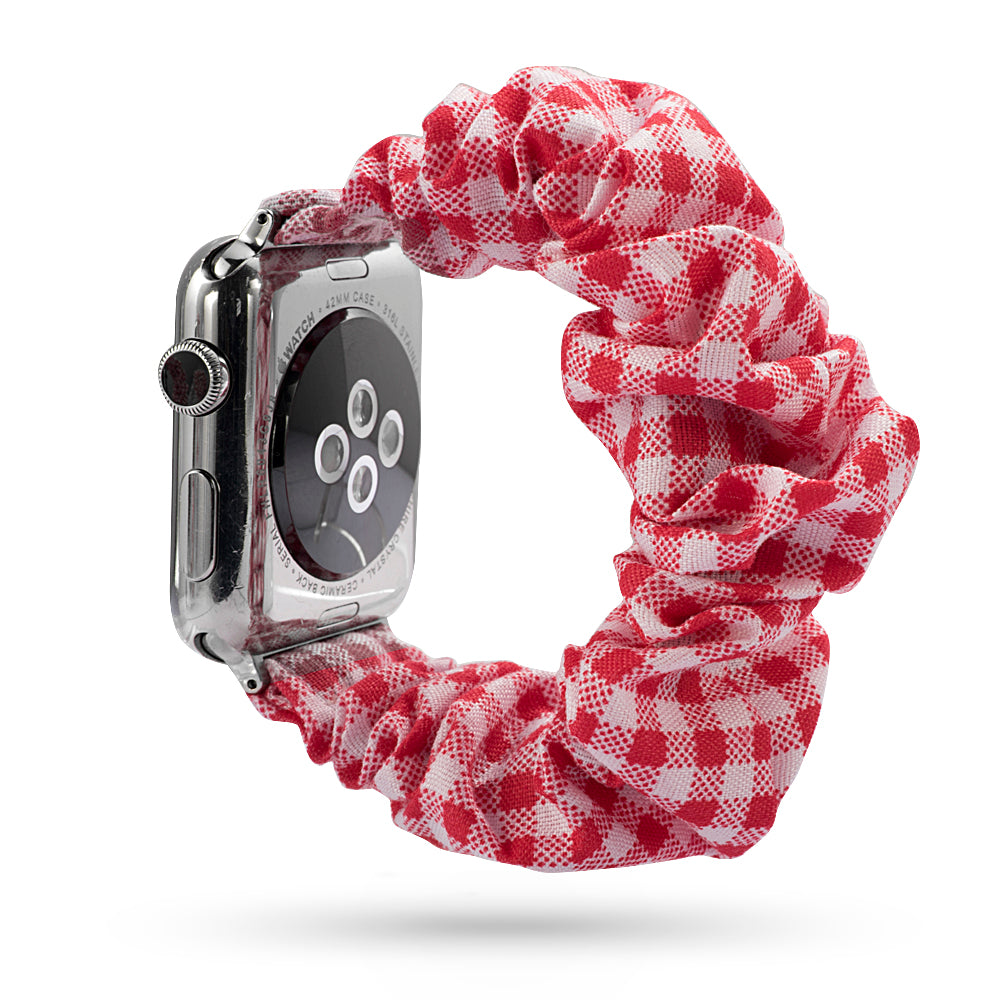 Scrunchie Strap for Apple Watch Red Picnic / For 38MM or 40MM or 41MM - Simply Eccentric