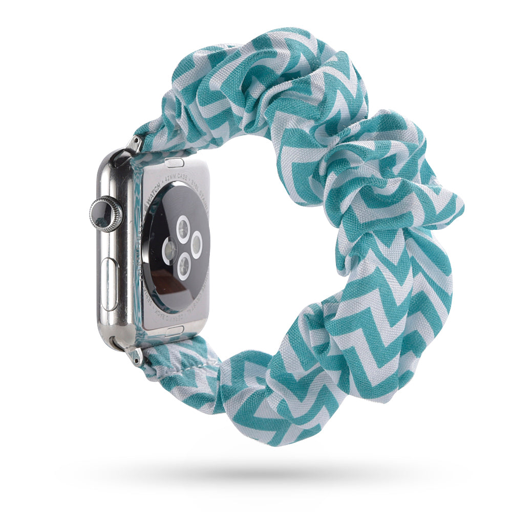 Scrunchie Strap for Apple Watch Blue Waves / For 38MM or 40MM or 41MM - Simply Eccentric