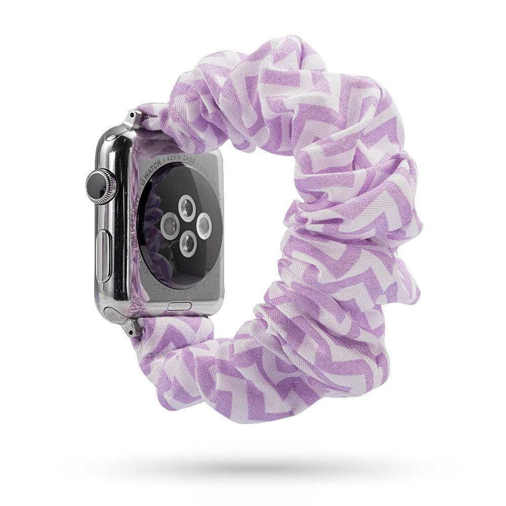 Scrunchie Strap for Apple Watch Lavander Waves / For 38MM or 40MM or 41MM - Simply Eccentric
