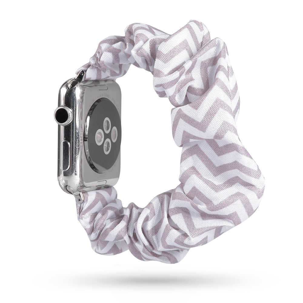 Scrunchie Strap for Apple Watch Purple Waves / For 38MM or 40MM or 41MM - Simply Eccentric