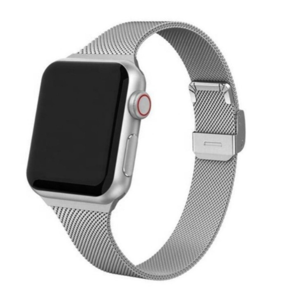 Thin Milanese Strap For Apple Watch Silver / For 38MM or 40MM or 41MM - Simply Eccentric