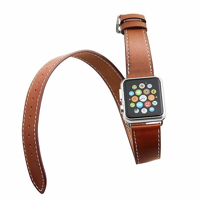 Leather Double Tour Strap For Apple Watch - Simply Eccentric
