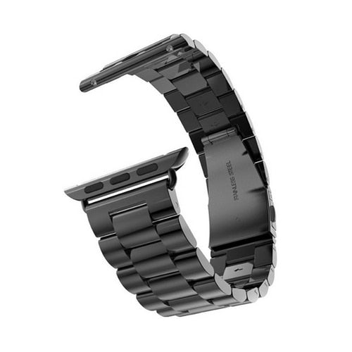 Stainless Steel Link Strap For Apple Watch Black / For 38MM or 40MM or 41MM - Simply Eccentric