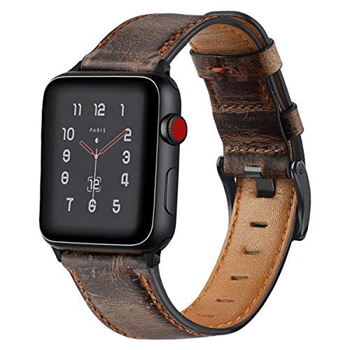 Vintage Leather Strap For Apple Watch Deep Brown / For 38MM or 40MM or 41MM - Simply Eccentric