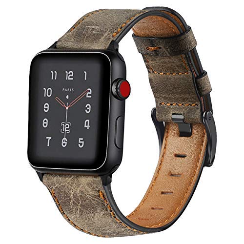 Vintage Leather Strap For Apple Watch Coffee Brown / For 38MM or 40MM or 41MM - Simply Eccentric