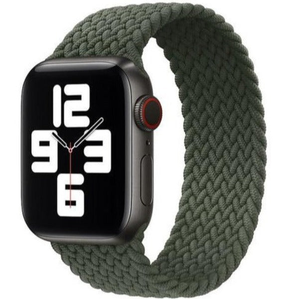 Braided Solo Loop Strap For Apple Watch Inverness Green / For 38MM or 40MM or 41MM / S size - Simply Eccentric