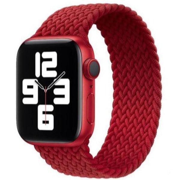 Braided Solo Loop Strap For Apple Watch Red / For 38MM or 40MM or 41MM / S size - Simply Eccentric