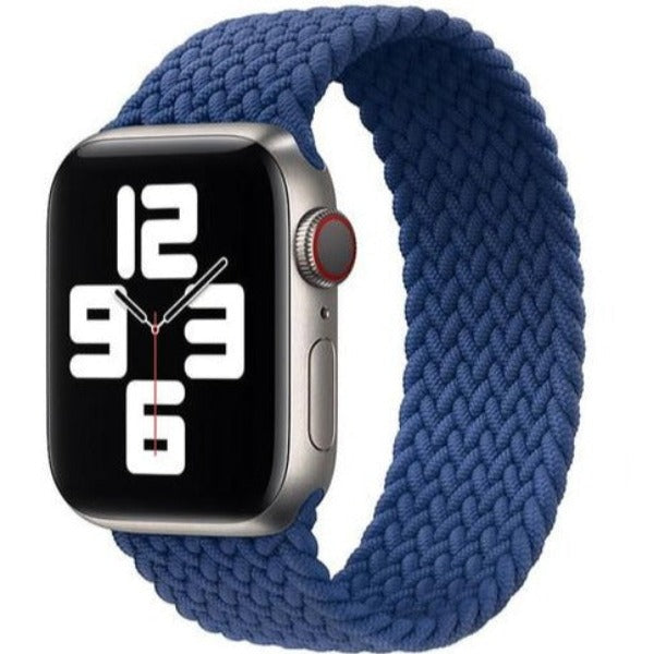 Braided Solo Loop Strap For Apple Watch Atlantic Blue / For 38MM or 40MM or 41MM / S size - Simply Eccentric