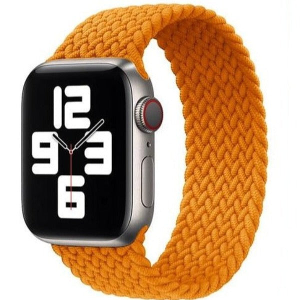 Braided Solo Loop Strap For Apple Watch Orange / For 38MM or 40MM or 41MM / S size - Simply Eccentric